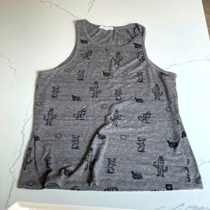 Thread for thoughts small cactus tank top